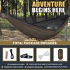 image:imageOnewind 11ft Camping Hammock with Mosquito Net and Adjustable Ridgeline Lightweight Portable Double Hammock with Tree Straps and Bug Net Ideal for Camping Hiking Backpacking Coyote BrownBrown
