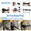 image:imageOnewind 2Pack 10Ft Hammock Straps TreeFriendly Heavy Duty Hammock Straps with Cinch Buckle 1 Inch Wide 1500 LBS Durable Lightweight NoStretch Easy SetupBlue