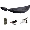 image:imageOnewind 11ft Ultralight Camping Hammock Portable Hammock 40D 17oz Nylon Ripstop with 2  12Ft Tree Straps for Camping Hiking Backpacking 11 x 55 OD GreenDark Grey