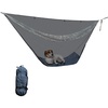 image:imageonewind Hammock Mosquito Net Single amp Double Camping Hammock Bug Netting No See Ums Net 360 Degree Insect Protection Alternative for Onewind Bottom Entry HammockBlack  With Floor