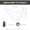image:imageonewind Hammock Mosquito Net Single amp Double Camping Hammock Bug Netting No See Ums Net 360 Degree Insect Protection Alternative for Onewind Bottom Entry HammockBlack  With Floor