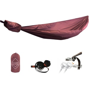 image:imageOnewind 11ft Ultralight Camping Hammock Portable Hammock 40D 17oz Nylon Ripstop with 2  12Ft Tree Straps for Camping Hiking Backpacking 11 x 55 OD GreenEarth Red