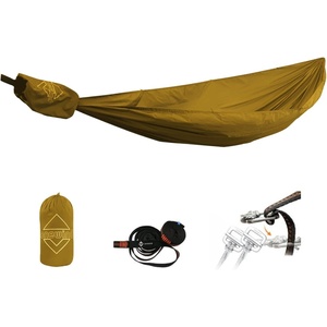 image:imageOnewind 11ft Ultralight Camping Hammock Portable Hammock 40D 17oz Nylon Ripstop with 2  12Ft Tree Straps for Camping Hiking Backpacking 11 x 55 OD GreenDesert Sand