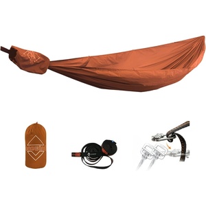 image:imageOnewind 11ft Ultralight Camping Hammock Portable Hammock 40D 17oz Nylon Ripstop with 2  12Ft Tree Straps for Camping Hiking Backpacking 11 x 55 OD GreenEmber Orange