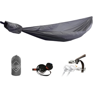 image:imageOnewind 11ft Ultralight Camping Hammock Portable Hammock 40D 17oz Nylon Ripstop with 2  12Ft Tree Straps for Camping Hiking Backpacking 11 x 55 OD GreenRock Gray