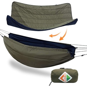 image:imageonewind Double Hammock Underquilt Warm Insulation Ultralight 34 Season Camping Quilt Portable for Hiking BackpackingOd Green Combo