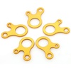 image:imageonewind Aluminum Alloy Guyline Cord Adjuster Tent Tensioners Rope Adjuster for Tent Hiking Camping 10Pack