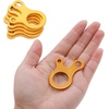 image:imageonewind Aluminum Alloy Guyline Cord Adjuster Tent Tensioners Rope Adjuster for Tent Hiking Camping 10Pack