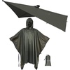 image:imageonewind Hooded Rain Poncho Waterproof Silnylon Versatile Survival ShelterOd Green8956 226cm142cm