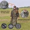 image:imageonewind Hooded Rain Poncho Waterproof Silnylon Versatile Survival ShelterOd Green With Backpack Cover41ft Height