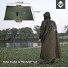 image:imageonewind Hooded Rain Poncho Waterproof Silnylon Versatile Survival ShelterOd Green10656 270cm140cm
