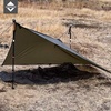 image:imageonewind Hooded Rain Poncho Waterproof Silnylon Versatile Survival ShelterOd Green8956 226cm142cm
