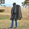 image:imageonewind Hooded Rain Poncho Waterproof Silnylon Versatile Survival ShelterOd Green9856 250cm142cm